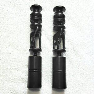 2 for 1 Pair of 12" Wood Handcrafted Giraffe Candle Stick Holders from Uganda!!